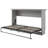 Twin Size Cabinet Bed, Gray - , Space Efficient Folding Bed Stable, Optimizing