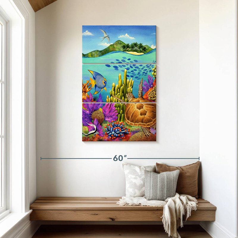Underwater Rush Hour, 45" H x 28" W