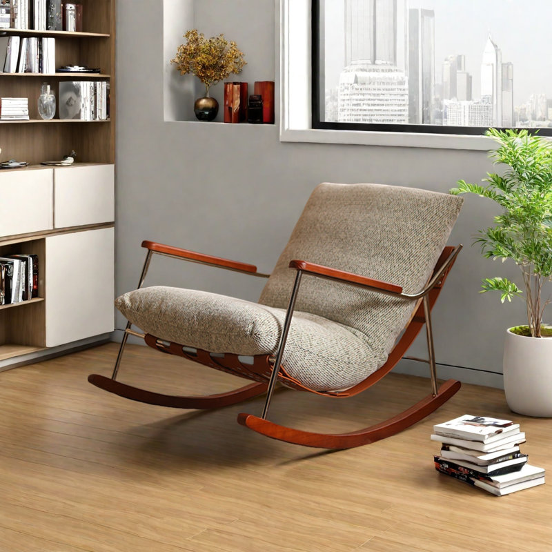 Chaise ergonomique en duvet, Blanc cassé