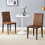 Deux chaises de salle à manger en tissu à deux technologies, simple et polyvalente, confortable et accompagnée, exquise et fonctionnelle pour les repas modernes-1195187689