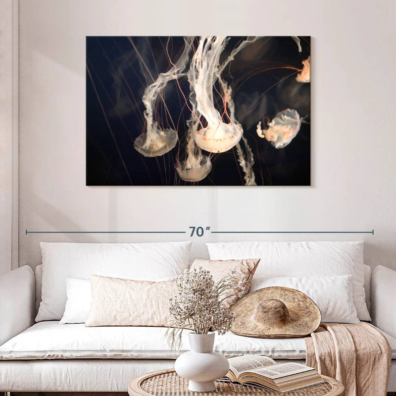 Brampt Light Of Jellyfish, 30" H x 45" W