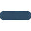 Table d'entrée polyvalente, style, rangement disponible, design Mid-Century, structure en bois massif, console ovale bleu marine, tissage, rangement, plateau de table étroit, bois, décoration de salon,-833518082