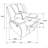 Elodie  Upholstered Glider Recliner Chair-1721982505