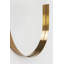 Hipster Oval Metal Framed Wall Full Length Mirror in Brass