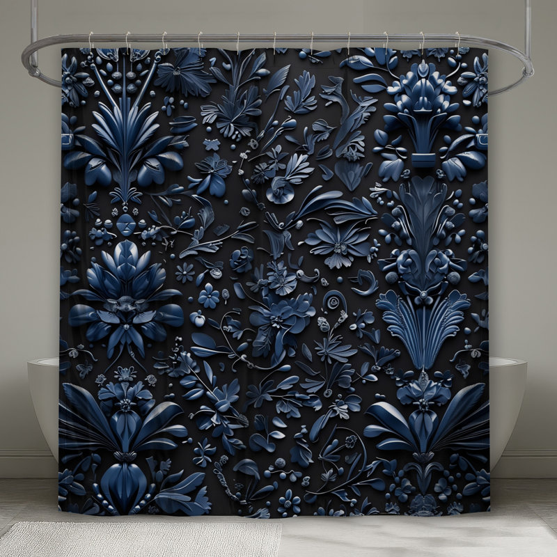 Rideaux de douche Intricate, 70in W x 93in H