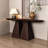 Modern simple solid wood console table-861079347