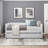 Upholstery Wooden Frame Daybed with Trundle-508087850