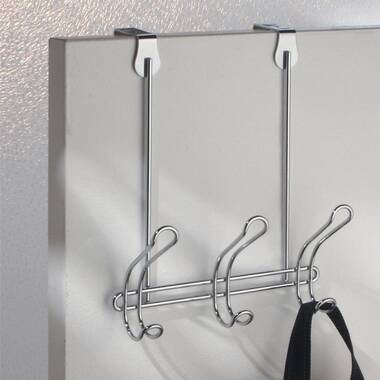 Simplify Clear Crystal 6 Over-The-Door Hooks