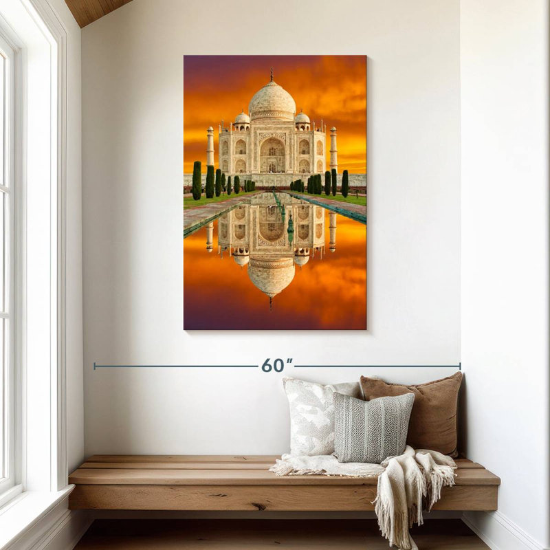 Aime Taj Mahal At Sundown, 45" H x 30" W