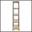4-Shelf Bookcase-331673530