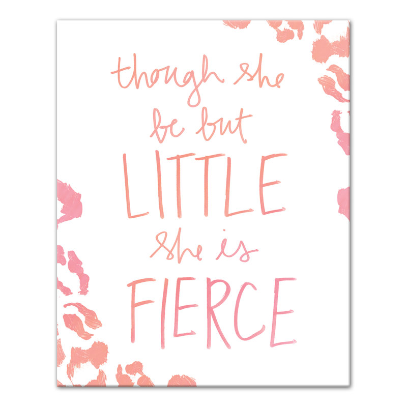 « she is féroce », art sur toile Bray, H 10 po x l 8 po x P 1,25 po