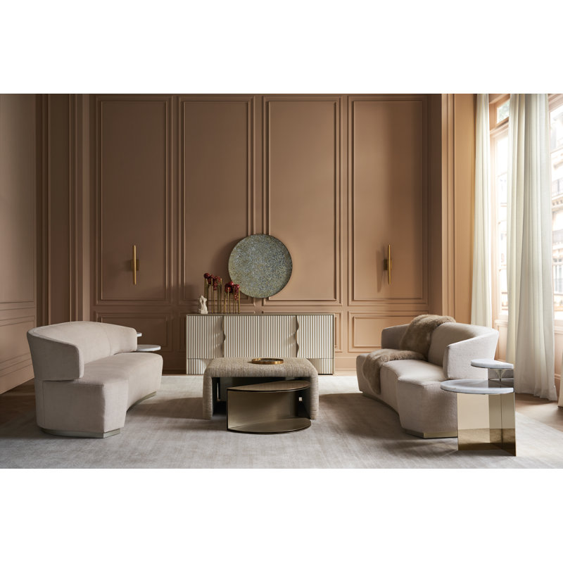 Touche' Light Stone End Table