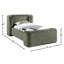 Lit en tissu Modena Jadeth Chenille-1769972549-1769972545