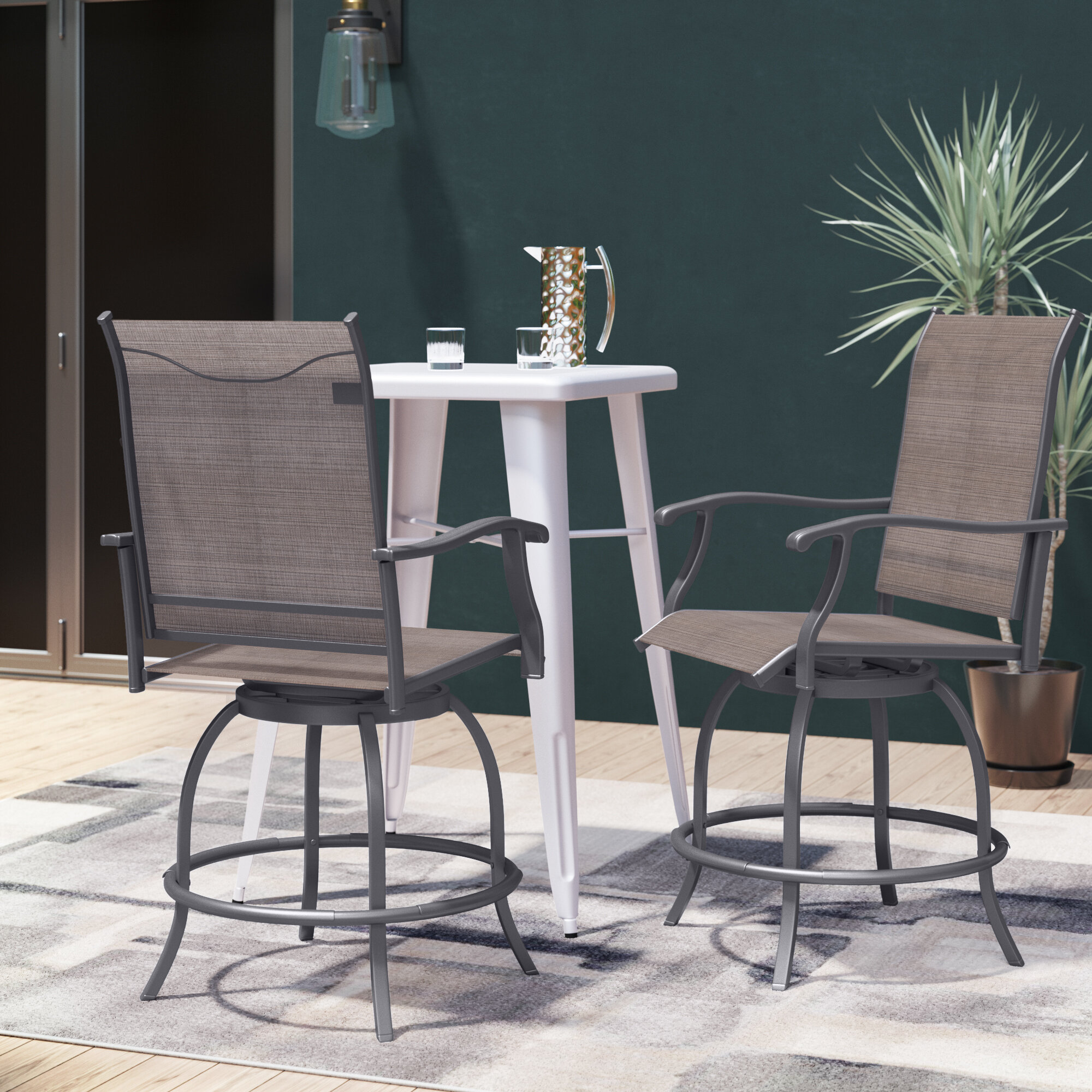 Pub height outdoor online chairs