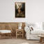 «Bunny in Nature Brown», toile flottante encadrée par Petal Prints Design-1026480732-1026480731