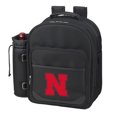 NCAA Nebraska Cornhuskers Picnic Backpack Equipped For Two