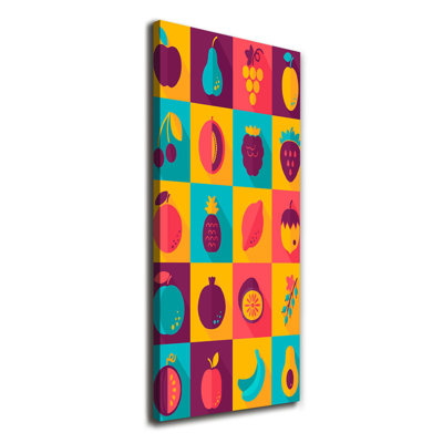 Fruits - Wrapped Canvas Print