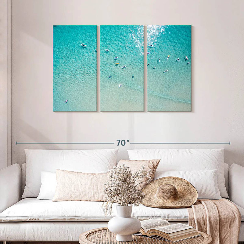 Sireci Summer Beach Surfers, 28" H x 45" W