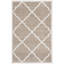 Tapis d'intérieur blé / beige à motif géométrique Ammundsen-584335859