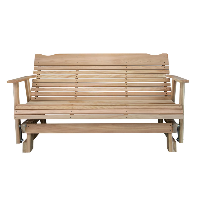 5 pi Fauteuil oscillant en cèdre, fabrication Amish, Cèdre naturel