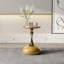 Table d'appoint moderne avec base lestée, finition résistante aux égratignures et nano-enduite - Table d'appoint polyvalente pour le salon, la chambre à coucher, le balcon-1726503909
