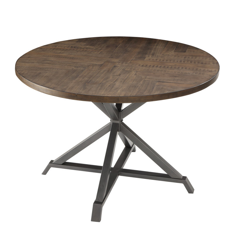Table de salle à manger de style industriel 1pc et meubles de cuisine de style rustique