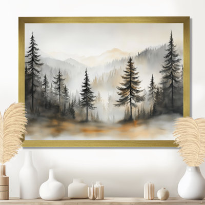 Burand I - Tableau mural sur toile représentant la forêt