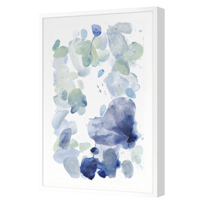 Butterfly Dance In Blue A Print by Allyson Fukushima