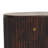Curved Fluted 3-drawer Bedside