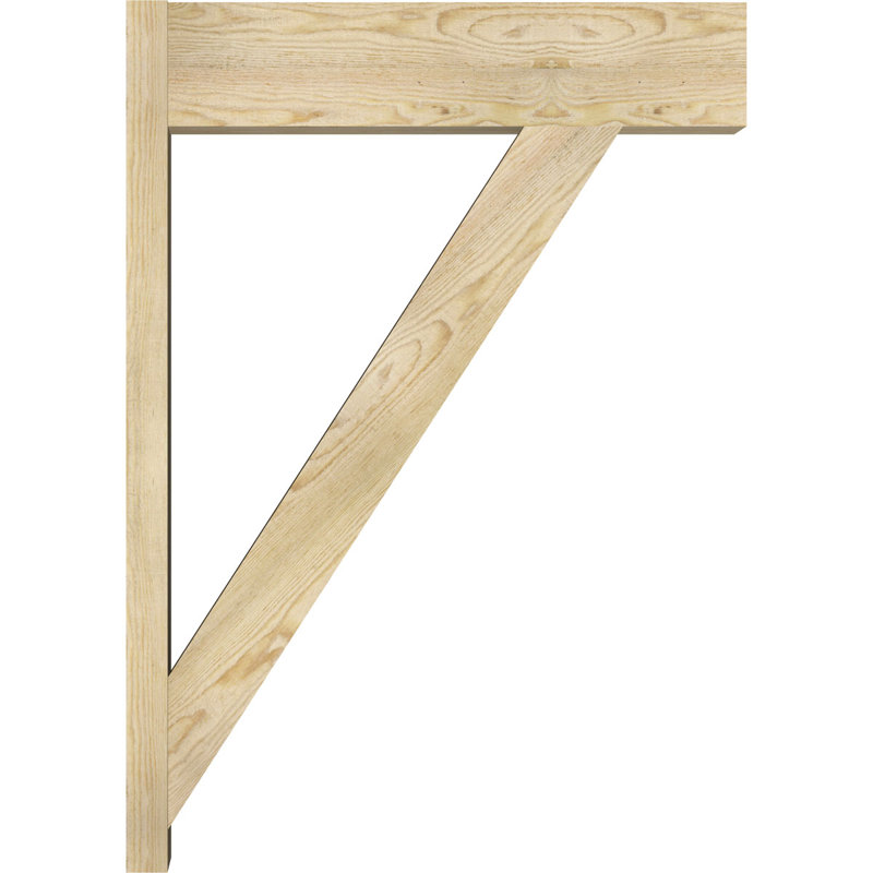 Pavé traditionnel traditionnel, P 30 po x H 42 po, Sapin Douglas de 8 po (sciage brut)