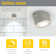 PureVue Mini Under Cabinet LED Puck Light, Angled, 4000K