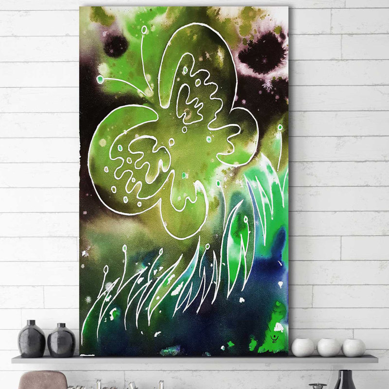 « papillon », art sur toile, H 48 po x l 28 po x P 1,5 po