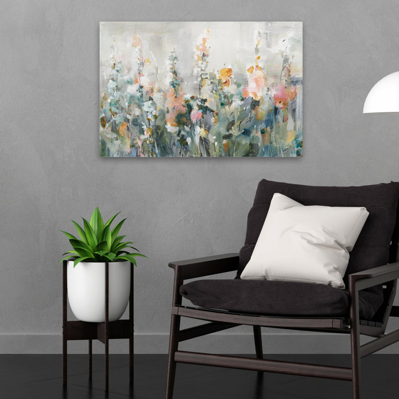 Abstract And Black Rustic Garden Art, 16" H x 24" W