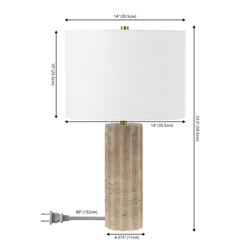 Lampe de table en pierre Armaud