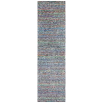 Machine Washable Indoor/Outdoor Oden ACN2148 Striped Rug