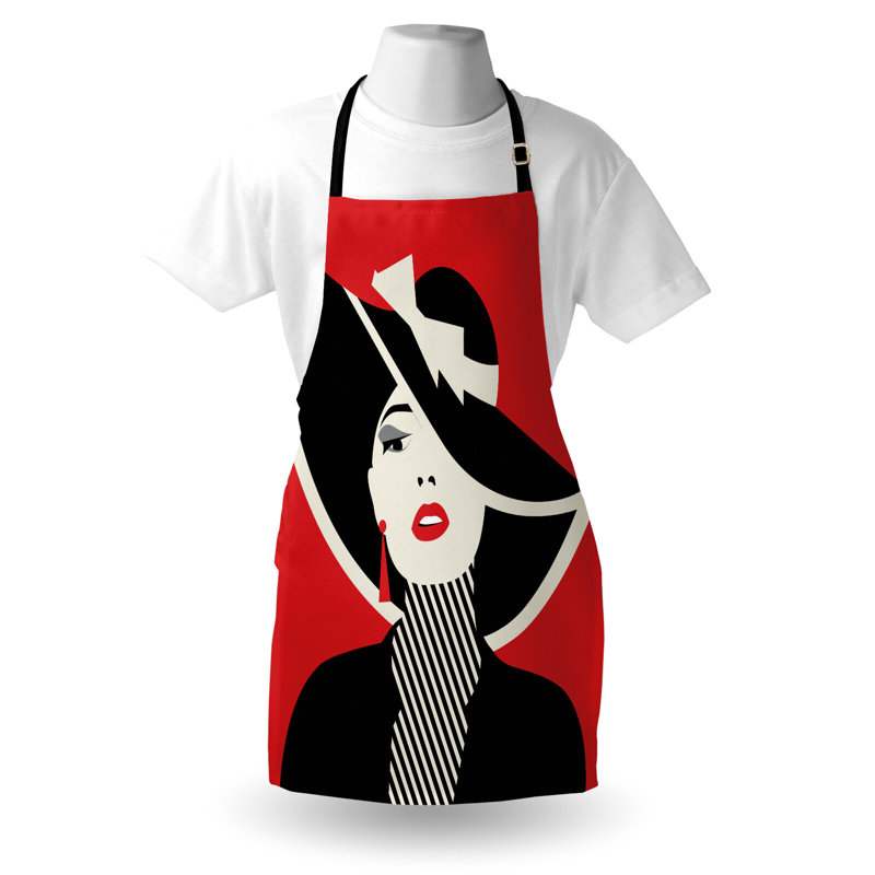 No Pattern Bib Apron