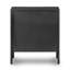 Table de chevet 3 tiroirs en fer noir