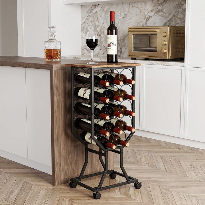 Wine Bottle Rack Brown