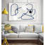 Midblue II, toile encadrée par Giant Art