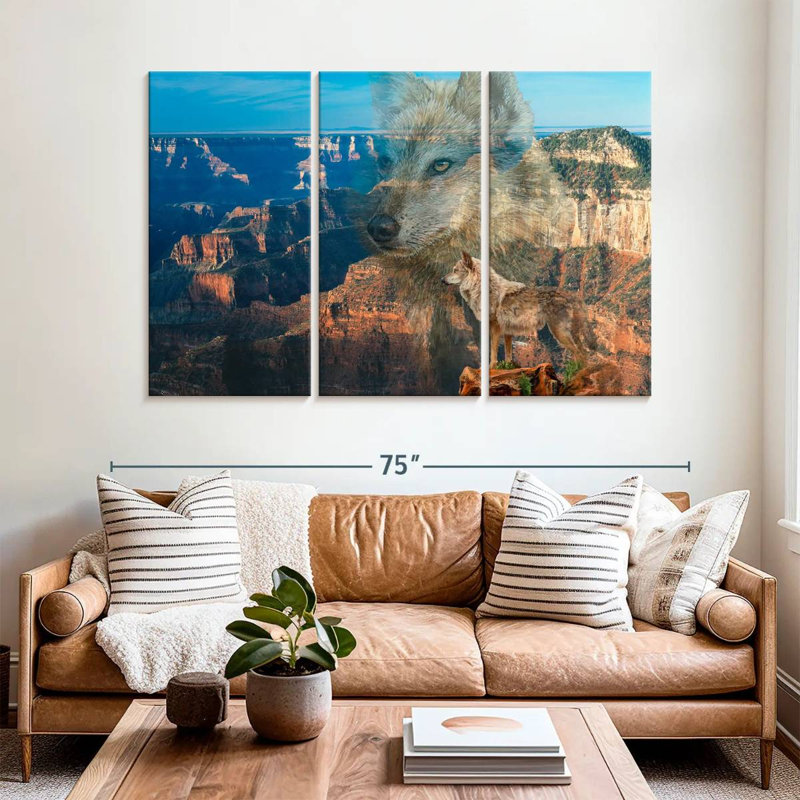 Brampt Haunted Canyon, 42" H x 65" W