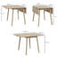 Pine Solid Wood Base Dining Table