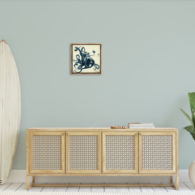 «Vintage Maritime Octopus Floater Frame» par Vlad Mel sur toile
