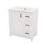 Meuble-lavabo de salle de bain tendance de 30 pouces avec une porte en céramique et des supports de rangement-906979225