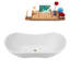 1790.7mm x 800.1mm Soaking Acrylic Bathtub-353975199