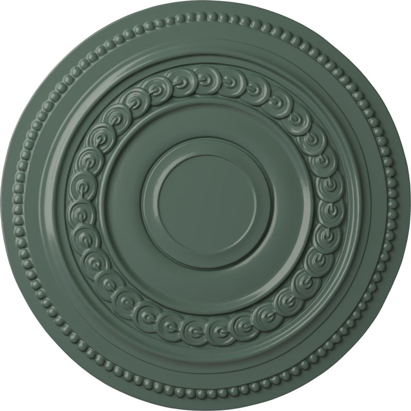 Médaillon de plafond 18 po x P 1 1/4 po Oldham (convient aux auvents jusqu'à 8 5/8 po), Tourbillon de nuages