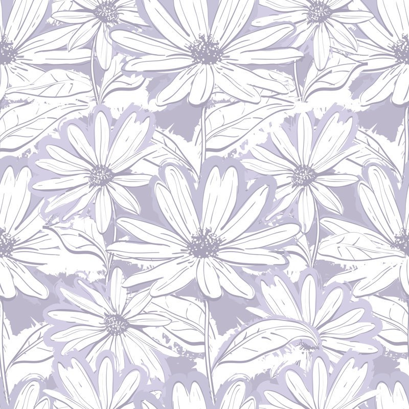 Evann " Lilac Gray Wallpaper ", 12" H x 12" W