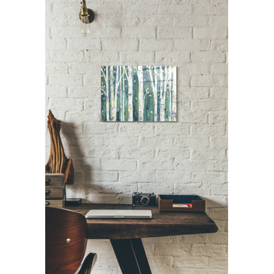 Birches in Spring' by Julia Purinton, Acrylic Glass Wall Art