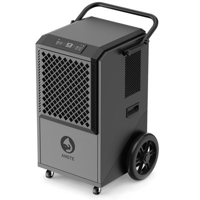 Commercial Dehumidifier, 305 Pints/Day, High Airflow with Drain Hose for Basements, Warehouses, Water Damage Restoration
