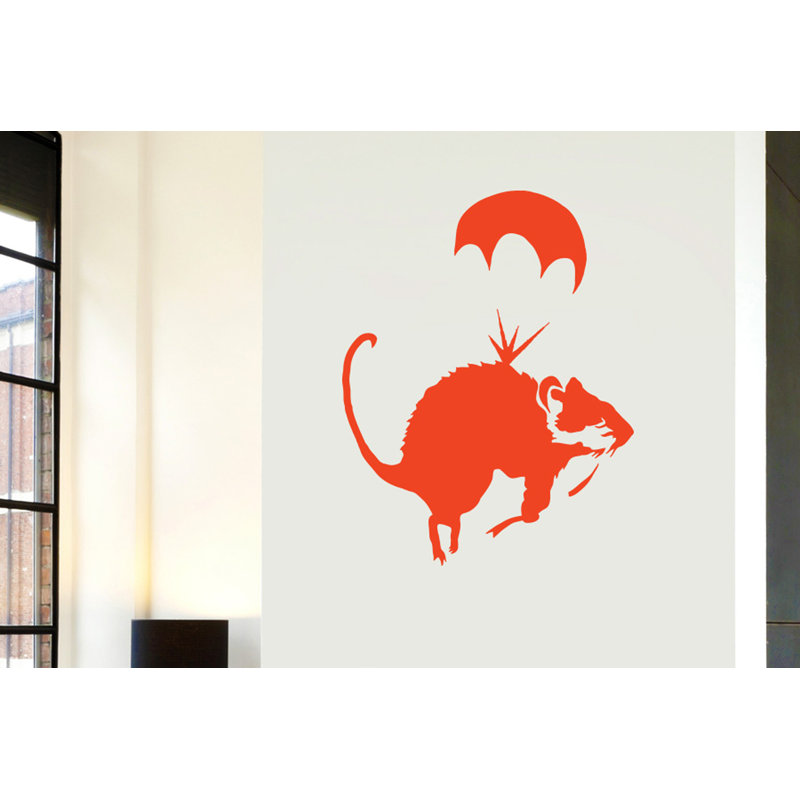 Animals Wall Decal, Orange, Medium