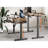 Adjustable Curved Metal Base Standing Desk-1219208914